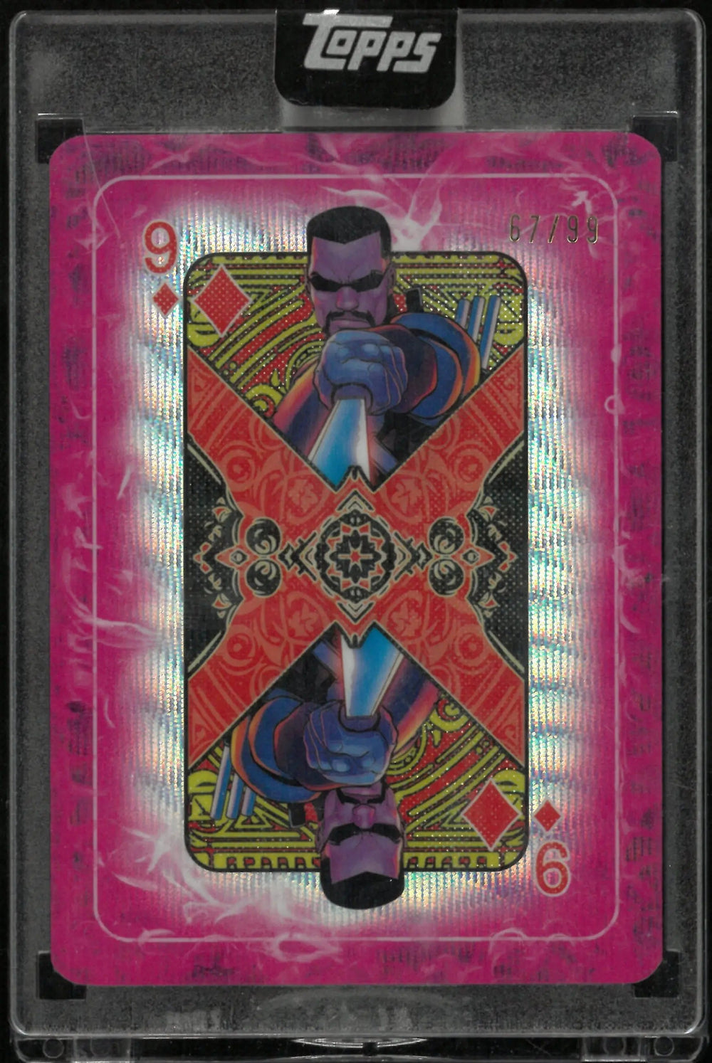 2025 Topps Chrome Marvel Mint Gambits Deck Blade /99