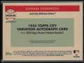 2025 Topps Chrome Platinum 1955 City Autograph Gunnar Henderson Superfractor 1/1