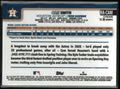 2025 Topps Chrome Baseball Cam Smith RC Auto Purple Lava Lamp /299 RC
