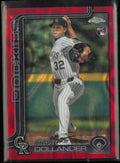 2025 Topps Chrome Rookie Chase Dollander Red Lava /5 RC