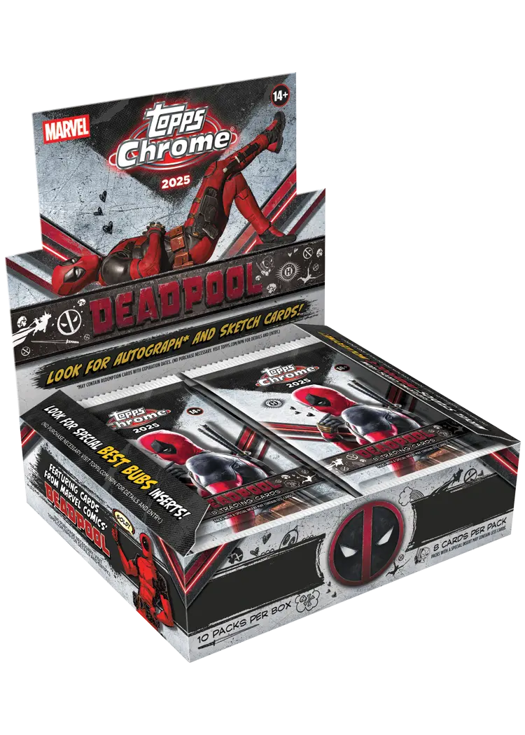 2025 Topps Deadpool Chrome Hobby Box
