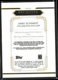 2025 Topps Definitive Autograph Relic Mike Schmidt Auto /50