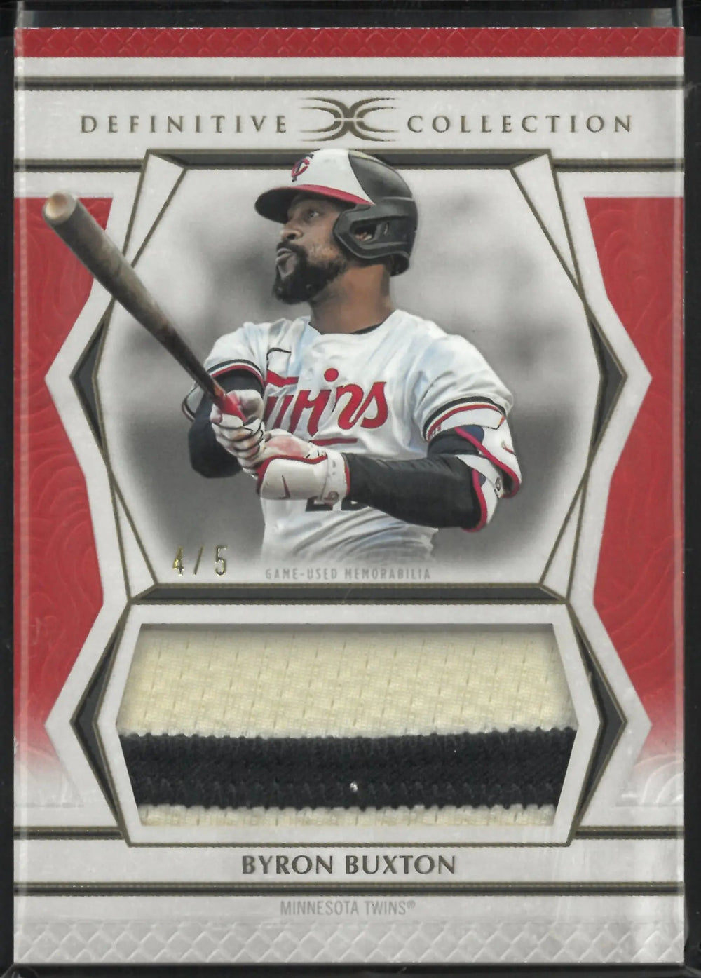 2025 Topps Definitive Rookie Patch Autograph Chandler Simpson Orange /25 RC