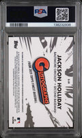 2025 Topps Finest Gustographs Auto Jackson Holliday PSA 10 /25