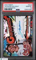 2025 Topps Finest Gustographs Jackson Holliday #GJH PSA 10