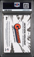 2025 Topps Finest Gustographs Jackson Holliday #GJH PSA 10