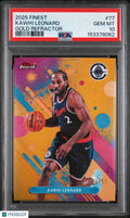 2025 Topps Finest Kawhi Leonard Gold Refractor /50 PSA 10