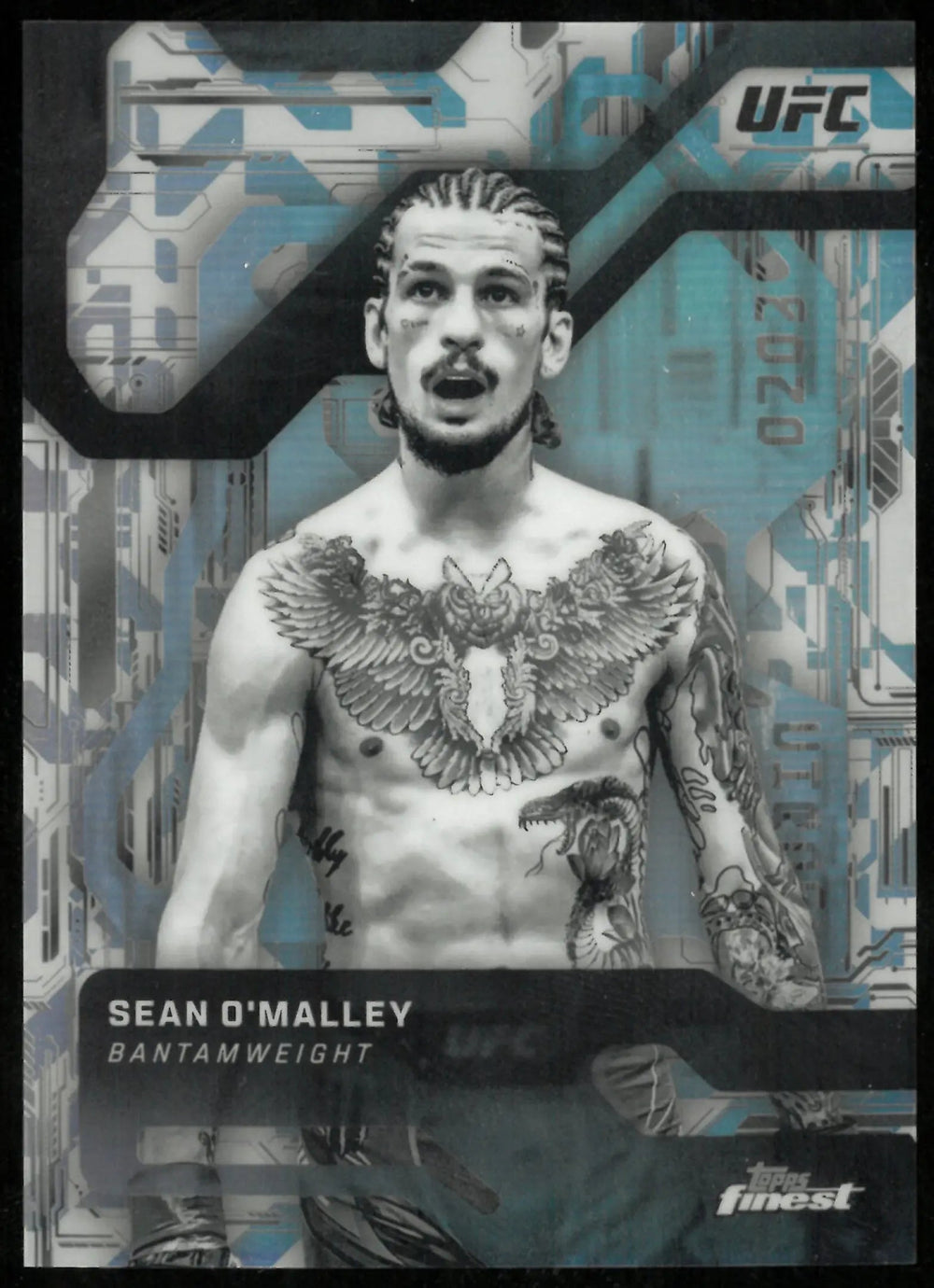 2025 Topps Finest UFC Monochrome Sean O'Malley SSP