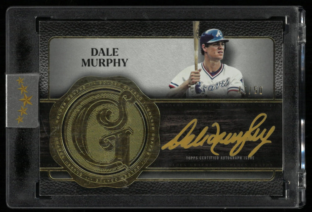 2025 Topps Five Star Golden Graphs Autograph Dale Murphy Auto /50