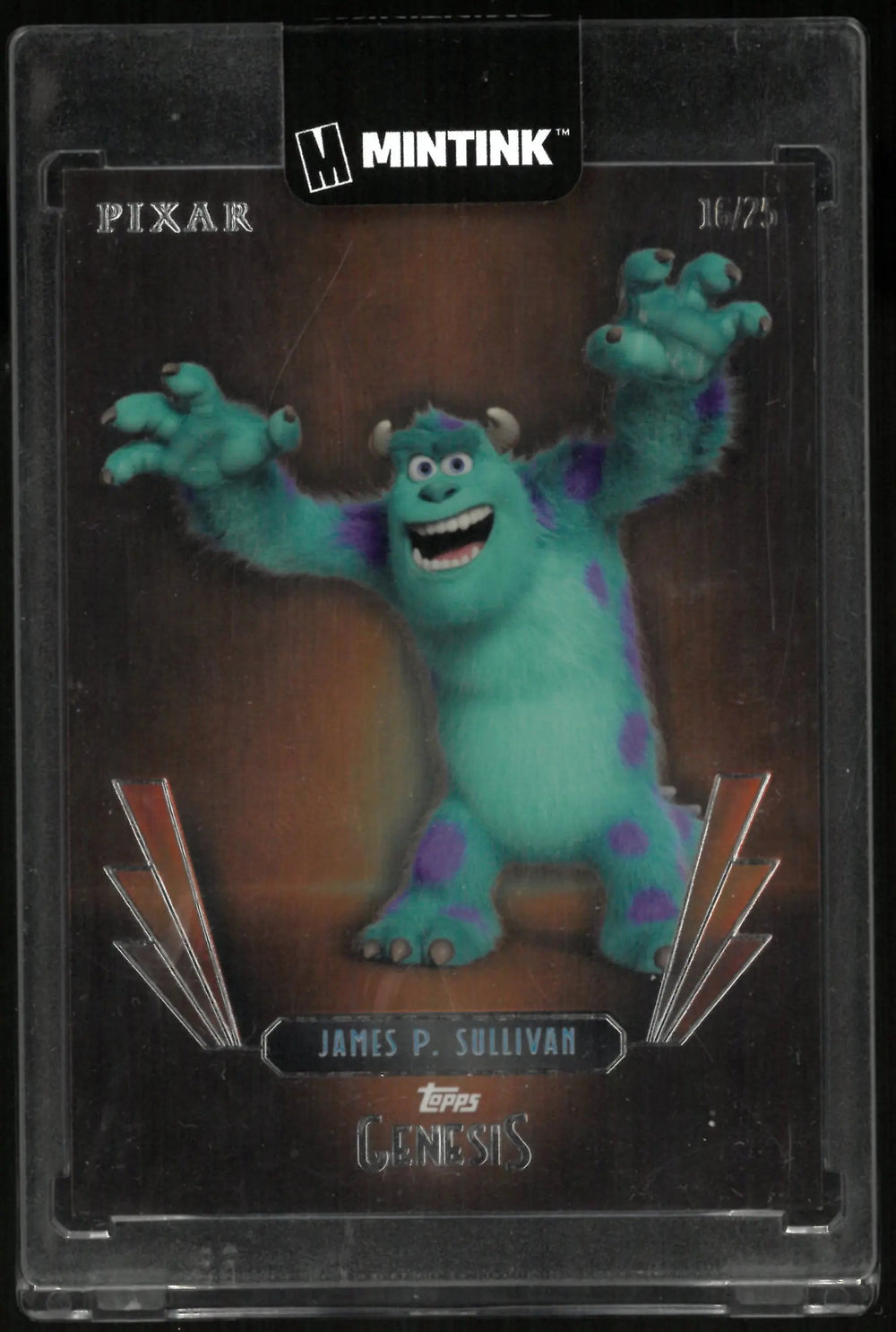 2025 Topps Genesis Pixar Orange James P. Sullivan /25 Sulley