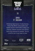 2025 Topps Genesis Pixar Orange James P. Sullivan /25 Sulley