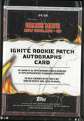 2025 Topps Ignite Rookie Patch Autograph Drake Maye Auto RC