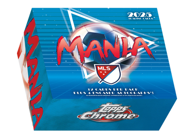 2025 Topps MLS Major League Soccer Chrome Mania Box