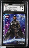 2025 Topps Marvel Studios Chrome Falcon 35/49 #168 CGC 10