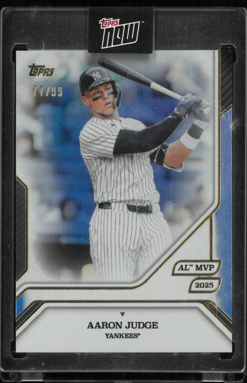 2025 Topps Now MVP Collection Aaron Judge /99