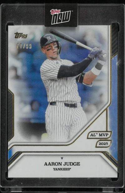 2025 Topps Now MVP Collection Aaron Judge /99