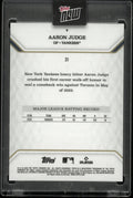 2025 Topps Now MVP Collection Aaron Judge Gold /50
