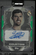 2025 Topps Portrait Posers Auto Los Blancos Real Madrid Thibaut Courtois /99