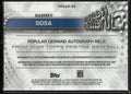 2025 Topps Pristine Popular Demand Autograph Patch Sammy Sosa Auto /55