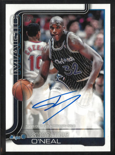 2025 Topps Shaquille O'Neal Autograph