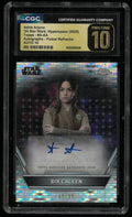 2025 Topps Star Wars Hyperspace Adria Arjona Autograph Pulsar Ref CGC Auto 10