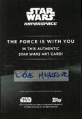 2025 Topps Star Wars Hyperspace Sketch Art Card Auto Kashyyyk by Dove McHargve