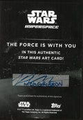 2025 Topps Star Wars Hyperspace Sketch Art Card Auto Kashyyyk by Nick Gribbon