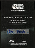 2025 Topps Star Wars Hyperspace Sketch Art Card Auto Mustafar By Chris Thorne