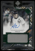 2025 Topps Transcendent World Series Patch Austin Wells Auto Green 5/5