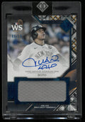 2025 Topps Transcendent World Series Relic Juan Soto Autograph Auto Blue /10