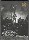 2025 UD Extended Series UD Canvas Black White Young Guns RC Easton Cowan