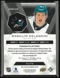 2025 Upper Deck Black Diamond Auto Macklin Celebrini 14/25