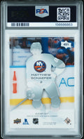 2025 Upper Deck Series 2 Hockey Clear Cut Young Guns RC Matthew Schaefer PSA 9