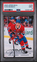 2025 Upper Deck Young Guns Series 1 Rookie Ivan Demidov RC PSA 9