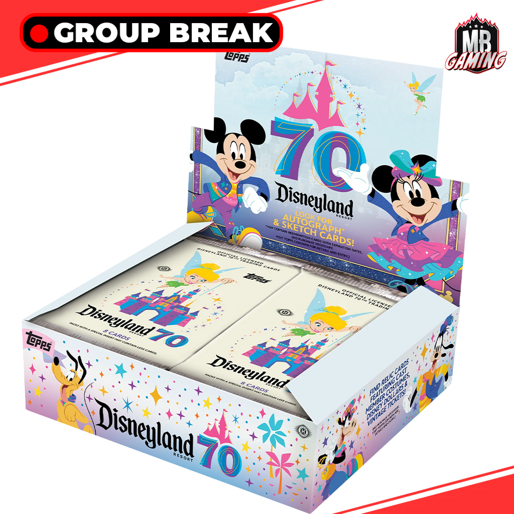 2025 Topps Disneyland 70th Anniversary: Hobby Box - Single Pack Group Break