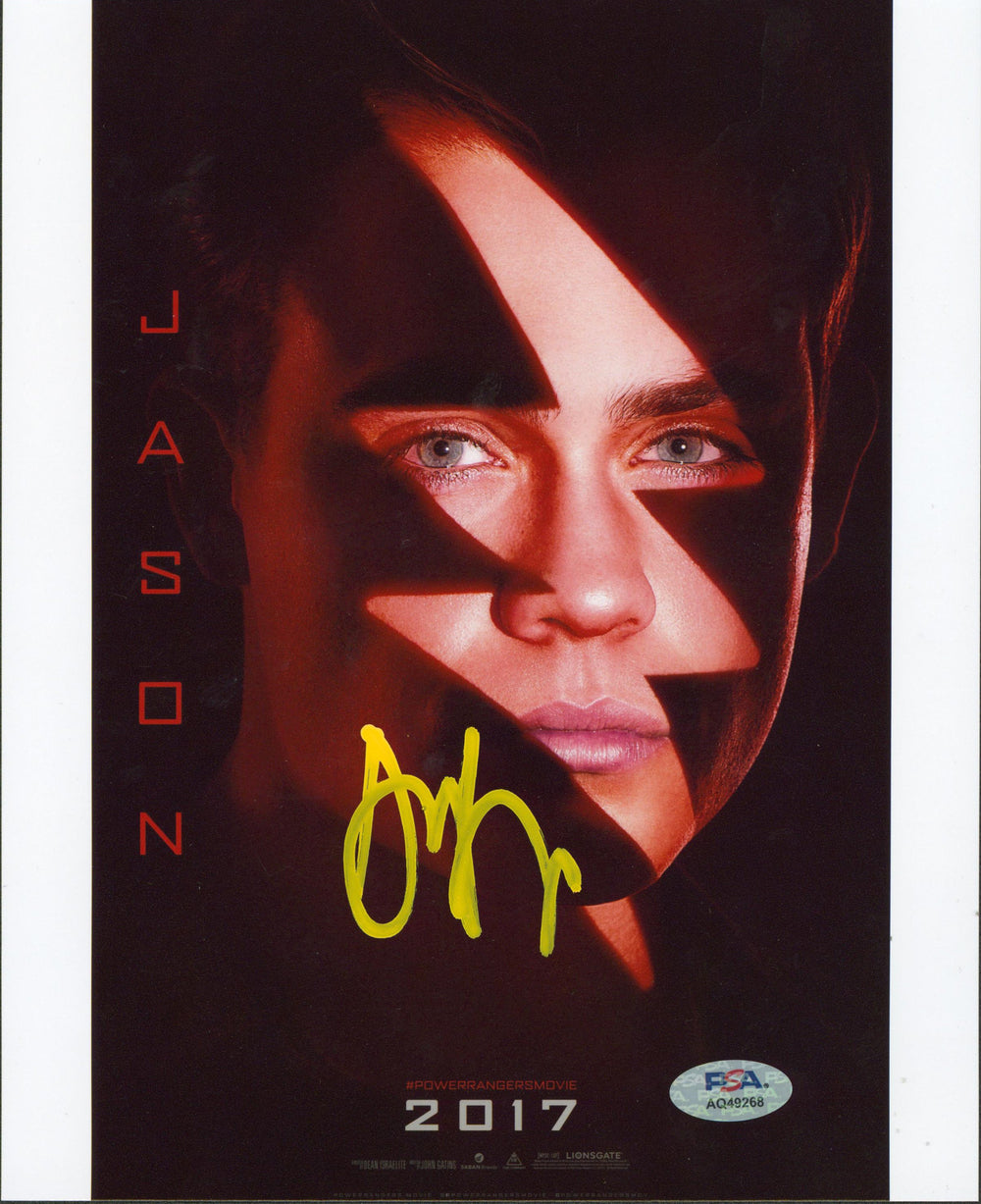 Dacre Montgomery Power Rangers Authentic Signed 8x10 Photo PSA/DNA #AQ49268