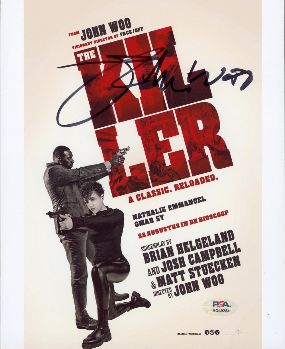 John Woo The Killer Authentic Signed 8x10 Vertical Photo PSA/DNA #AQ49284