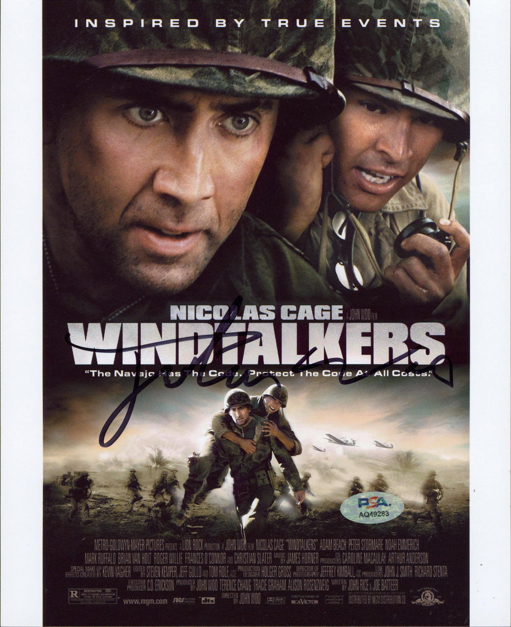 John Woo Windtalkers Authentic Signed 8x10 Vertical Photo PSA/DNA #AQ49283