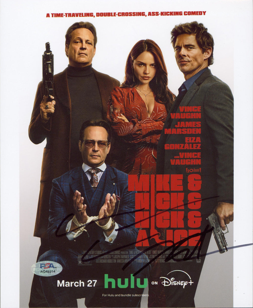 Vince Vaughn & Stephen Root Authentic Signed 8x10 Vertical Photo PSA #AQ49314