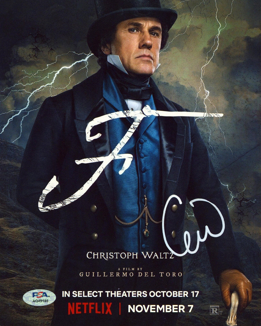 Christoph Waltz Frankenstein Authentic Signed 8x10 Photo PSA/DNA #AQ49185