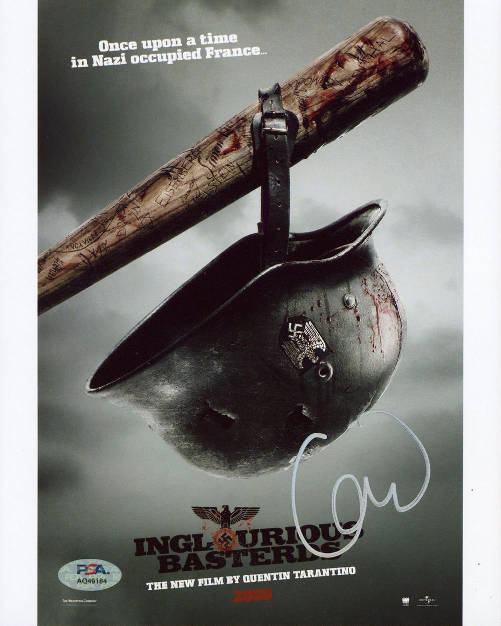 Christoph Waltz Inglourious Basterds Signed 8x10 Vertical Photo PSA/DNA #AQ49184