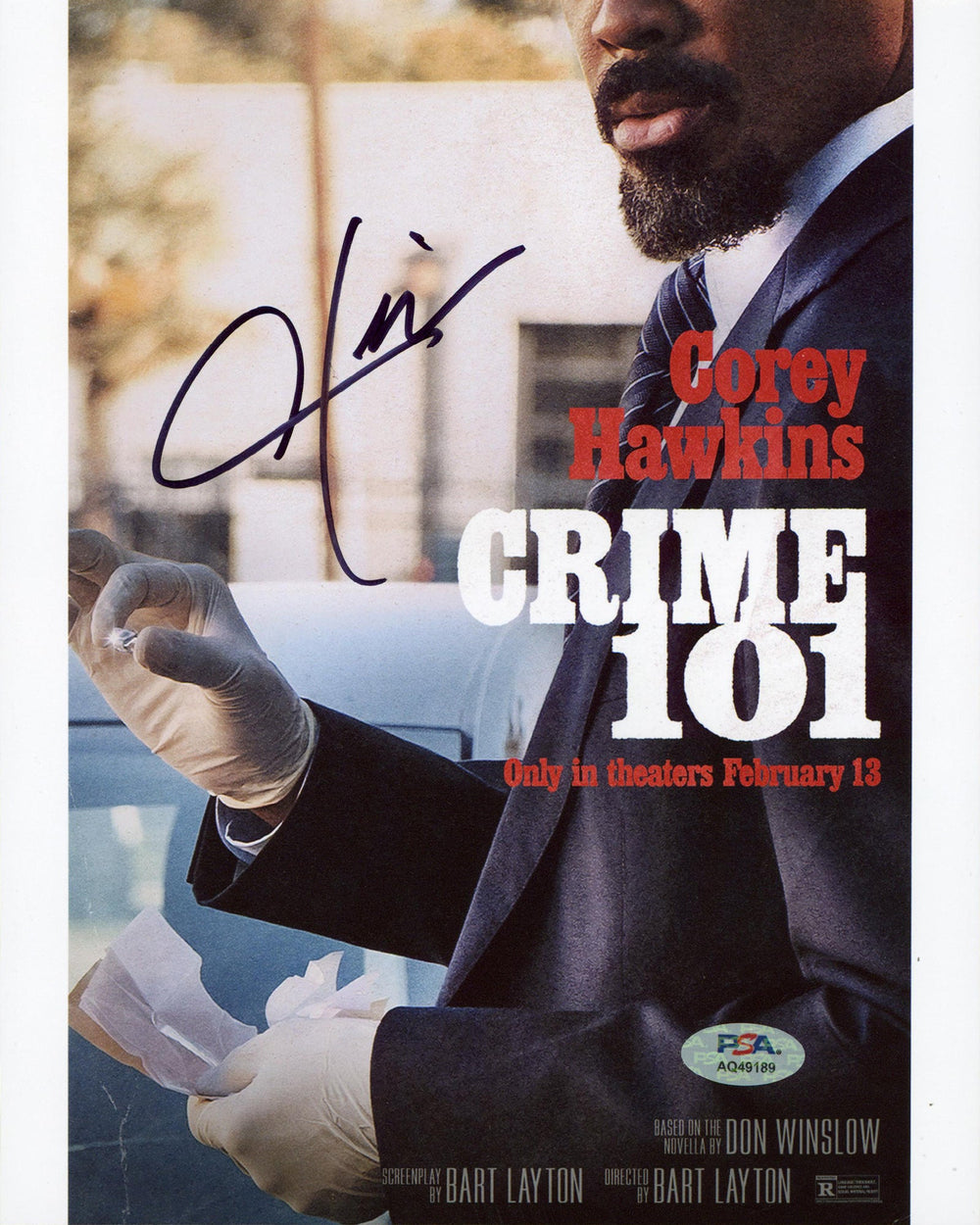 Corey Hawkins Crime 101 Authentic Signed 8x10 Vertical Photo PSA/DNA #AQ49189