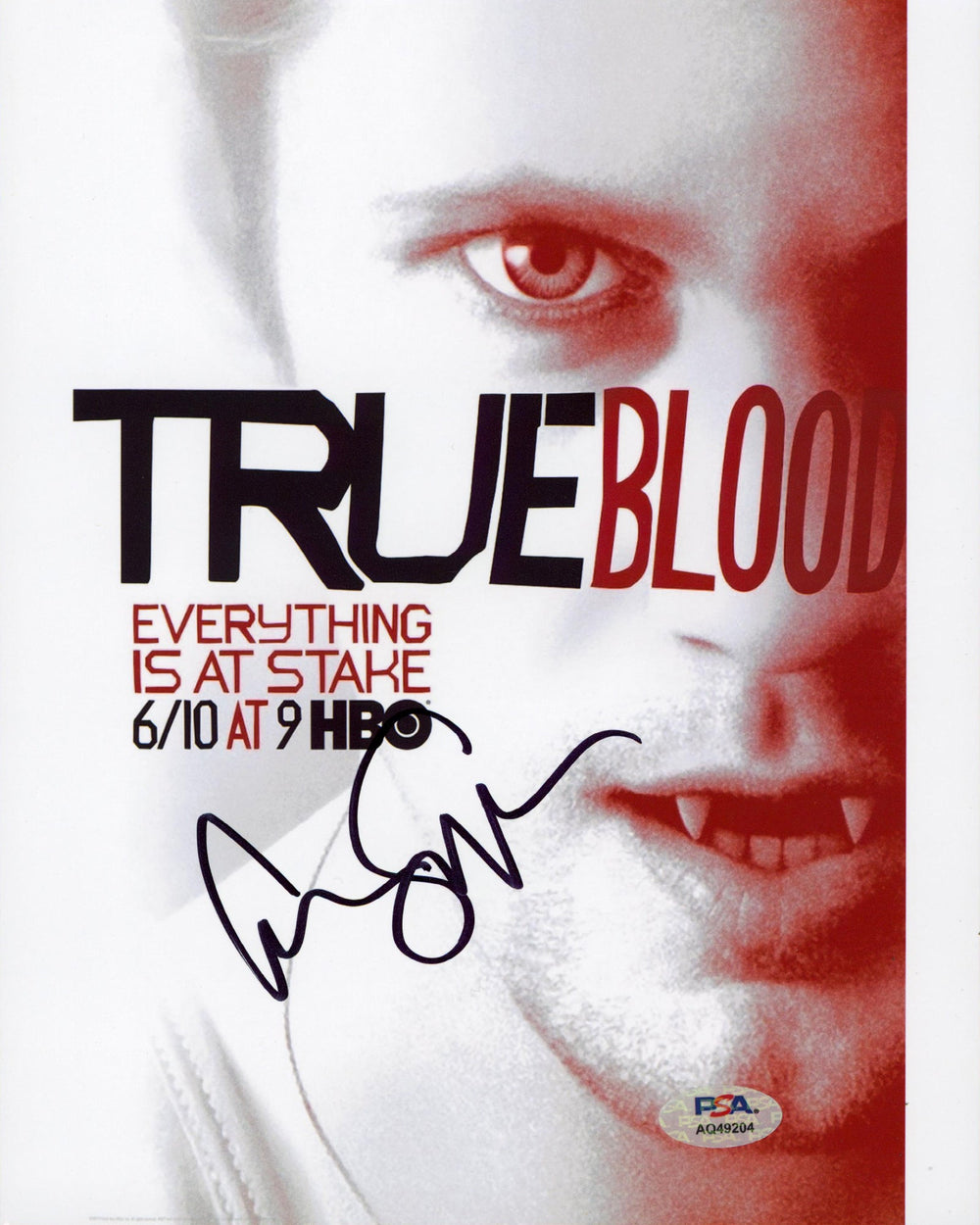 Alexander Skarsgard True Blood Authentic Signed 8x10 Photo PSA/DNA #AQ49204