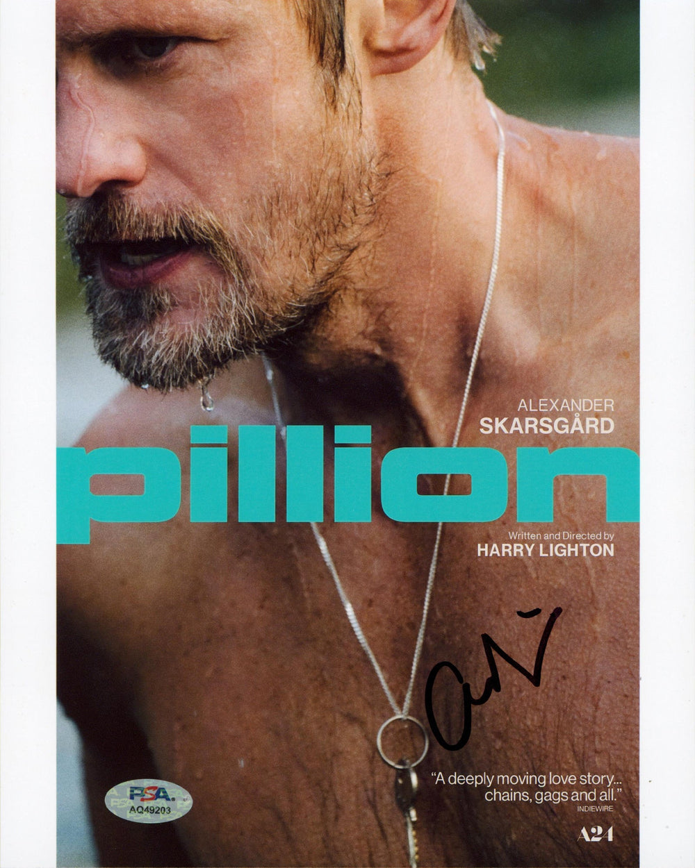 Alexander Skarsgard Pillion Authentic Signed 8x10 Photo PSA/DNA #AQ49203