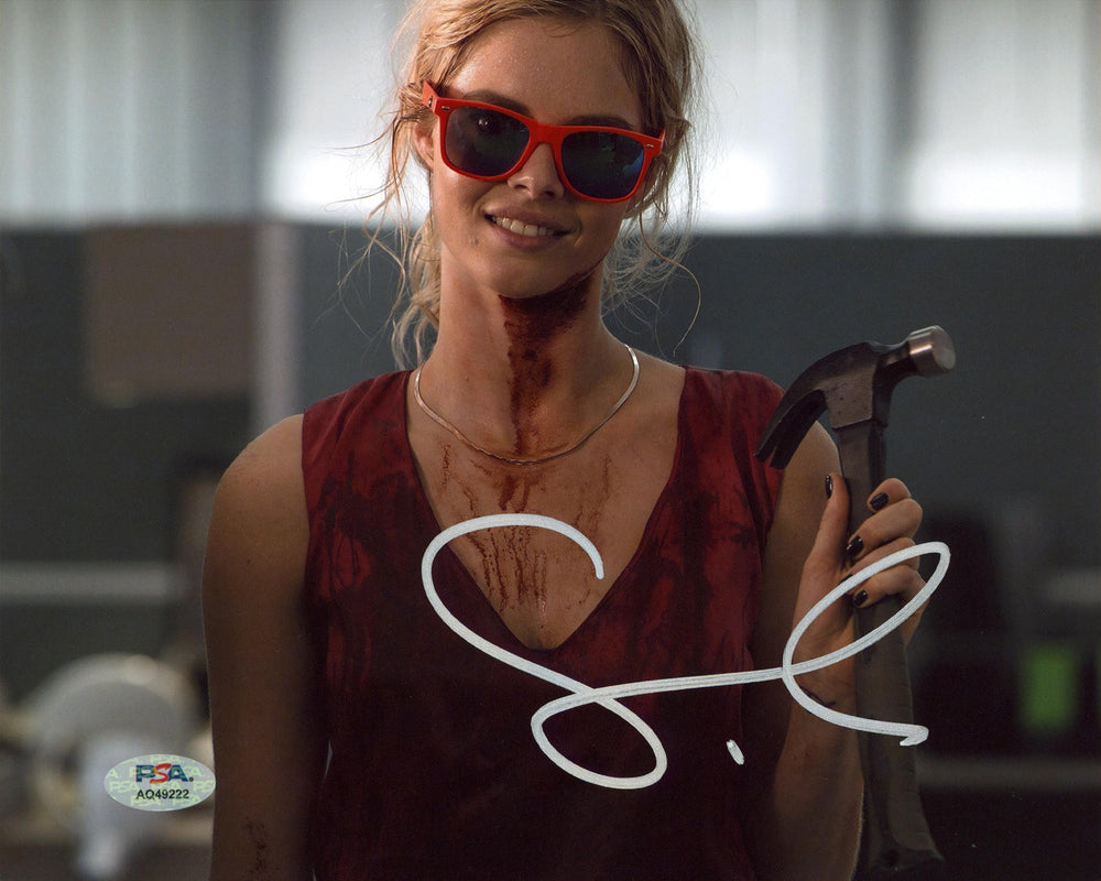 Samara Weaving Ready or Not Authentic Signed 8x10 Photo PSA/DNA #AQ49222
