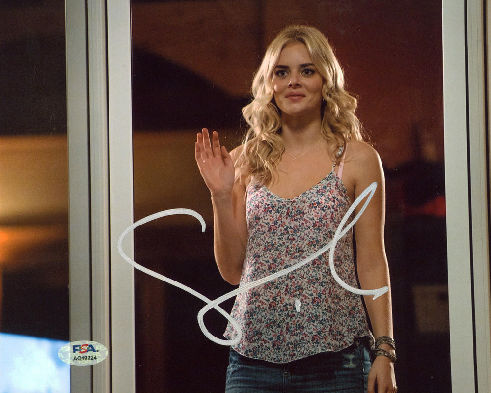 Samara Weaving Ready or Not Authentic Signed 8x10 Photo PSA/DNA #AQ49224
