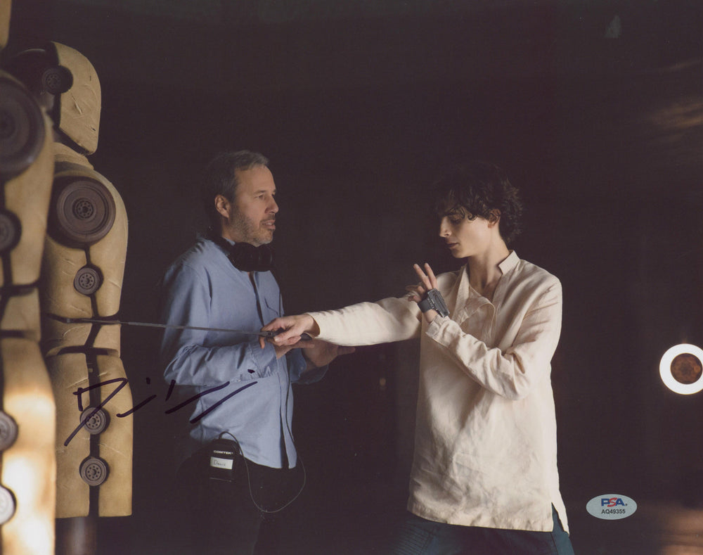 Denis Villeneuve Dune Authentic Signed 11x14 Horizontal Photo PSA/DNA #AQ49355