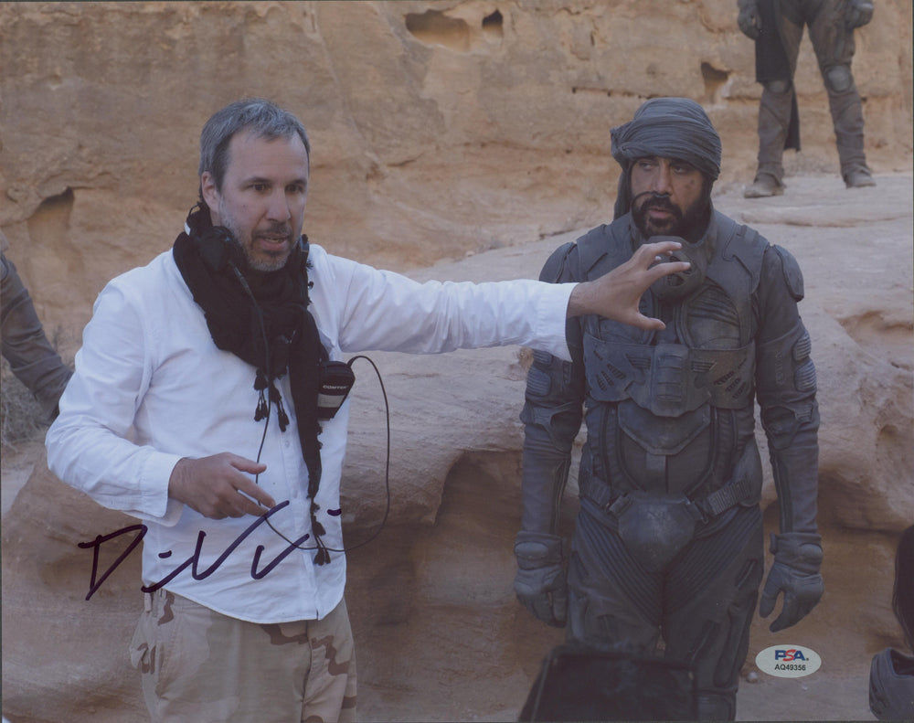 Denis Villeneuve Dune Authentic Signed 11x14 Horizontal Photo PSA/DNA #AQ49356
