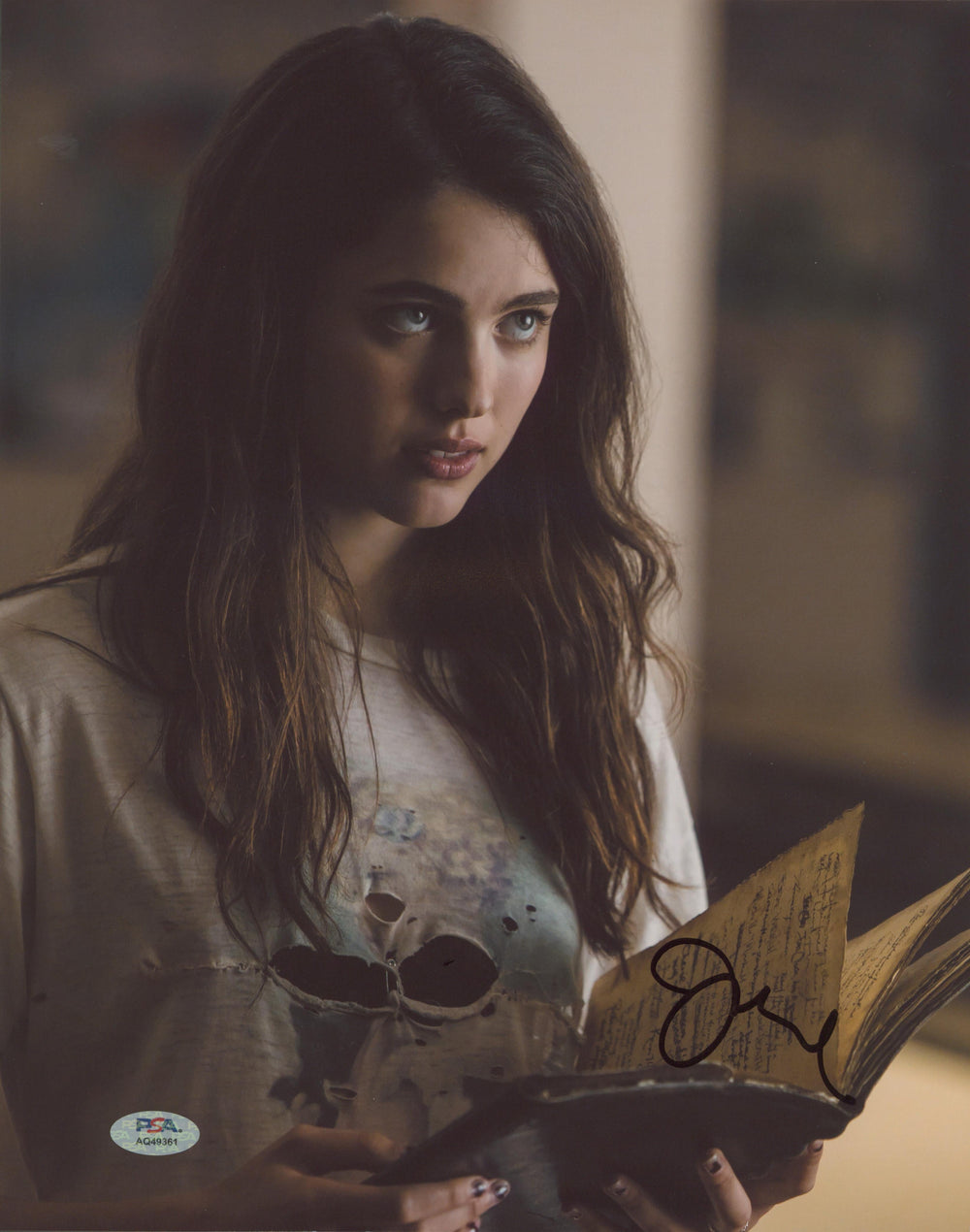 Margaret Qualley Death Note Authentic Signed 11x14 Photo PSA/DNA #AQ49361