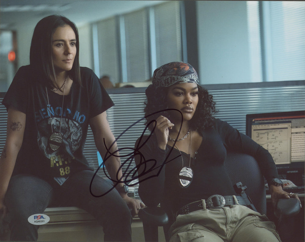 Teyana Taylor The Rip Authentic Signed 11x14 Horizontal Photo PSA/DNA #AQ49393
